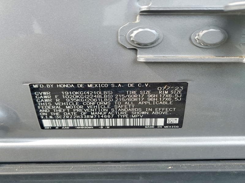 2024 HONDA HR-V LX 14