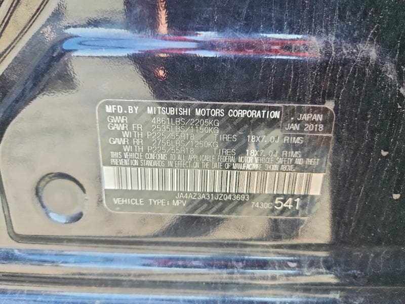 2018 MITSUBISHI OUTLANDER SE 13