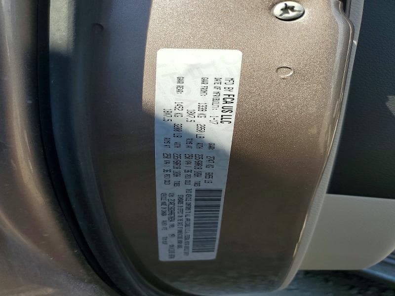 2017 CHRYSLER PACIFICA TOURING L 13