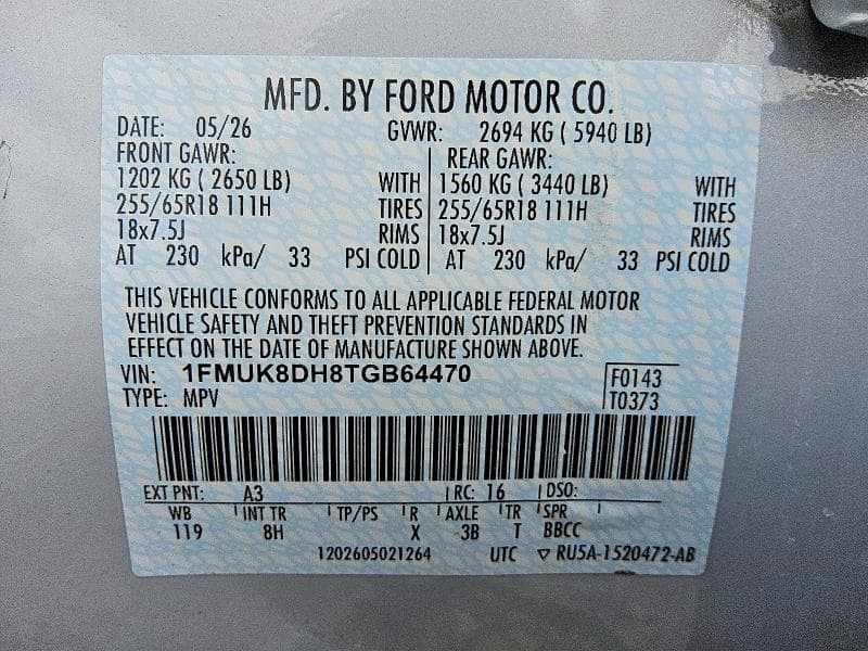 2026 FORD EXPLORER ACTIVE 13