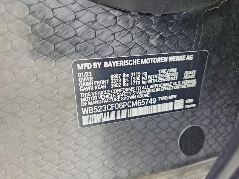 2023 BMW IX XDRIVE50 12