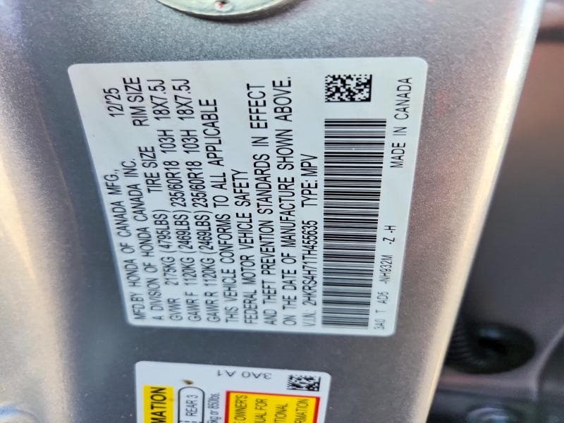 2026 HONDA CR-V EXL 13