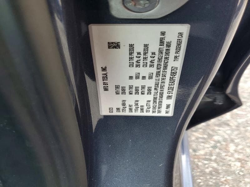 2023 TESLA MODEL 3 12