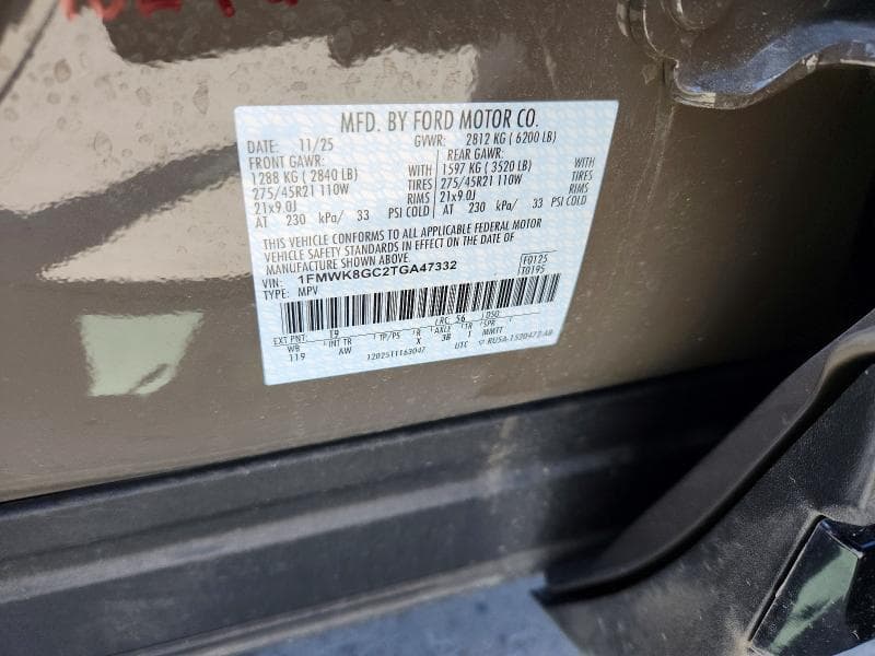 2026 FORD EXPLORER ST 12