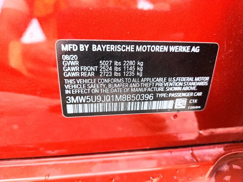 2021 BMW M340XI 12