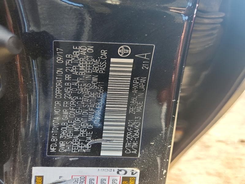 2018 TOYOTA COROLLA IM BASE 12