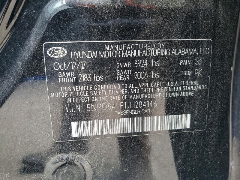 2018 HYUNDAI ELANTRA VALUE EDITION 13