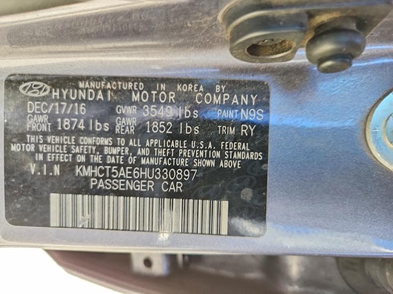 2017 HYUNDAI ACCENT SE 13