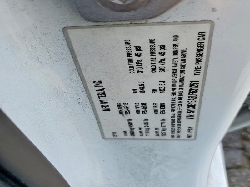 2020 TESLA MODEL 3 13