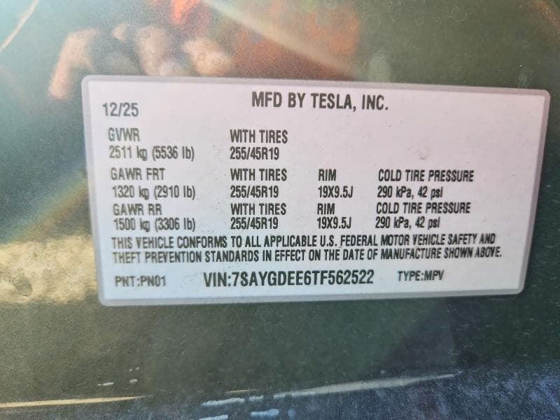2026 TESLA MODEL Y 13