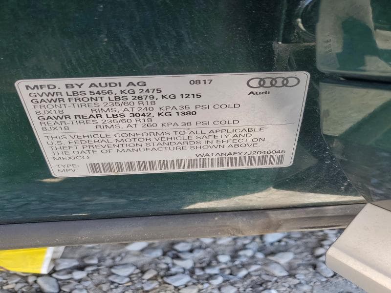 2018 AUDI Q5 PREMIUM 13