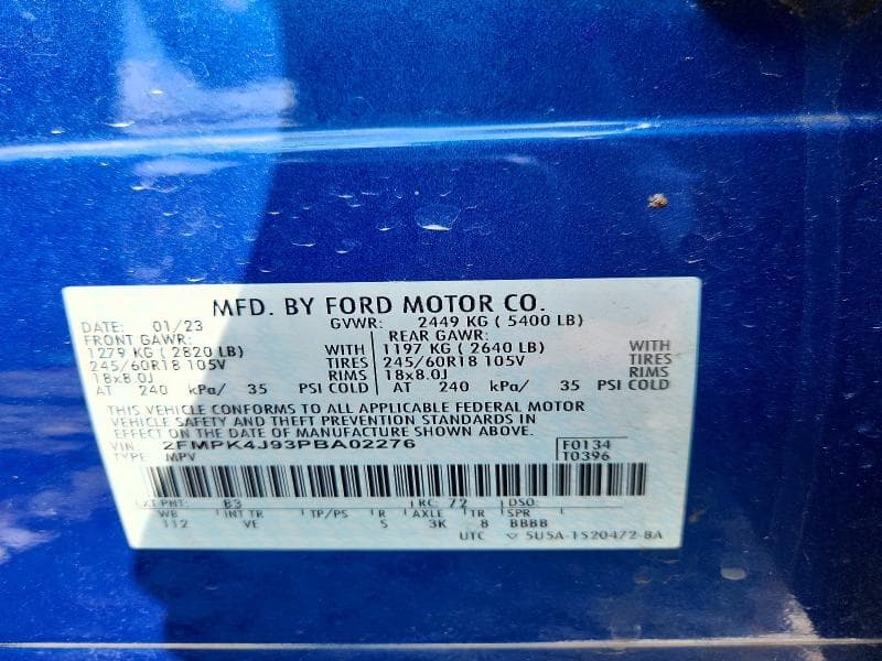 2023 FORD EDGE SEL 13