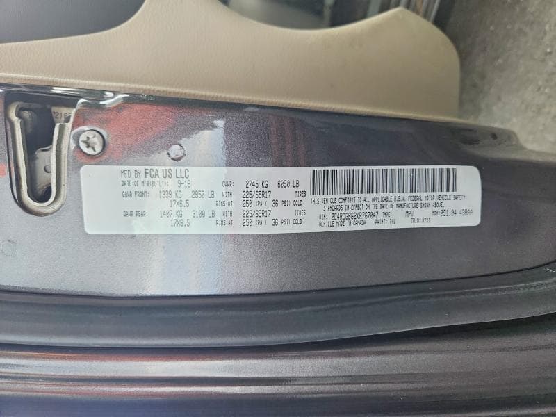 2019 DODGE GRAND CARAVAN SE 13