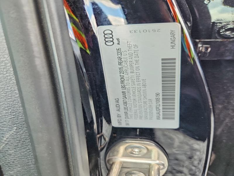 2018 AUDI A3 PREMIUM 12