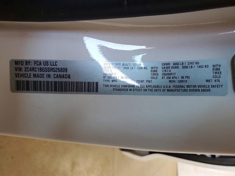 2025 CHRYSLER PACIFICA SELECT 14
