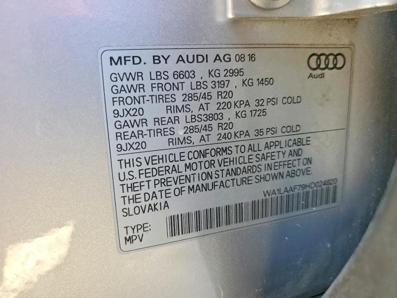 2017 AUDI Q7 PREMIUM PLUS 13