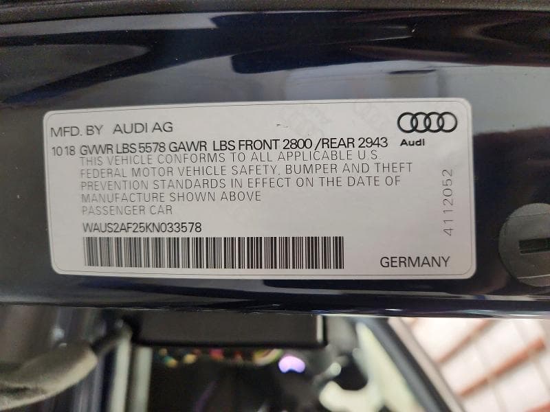 2019 AUDI A7 PRESTIGE 13