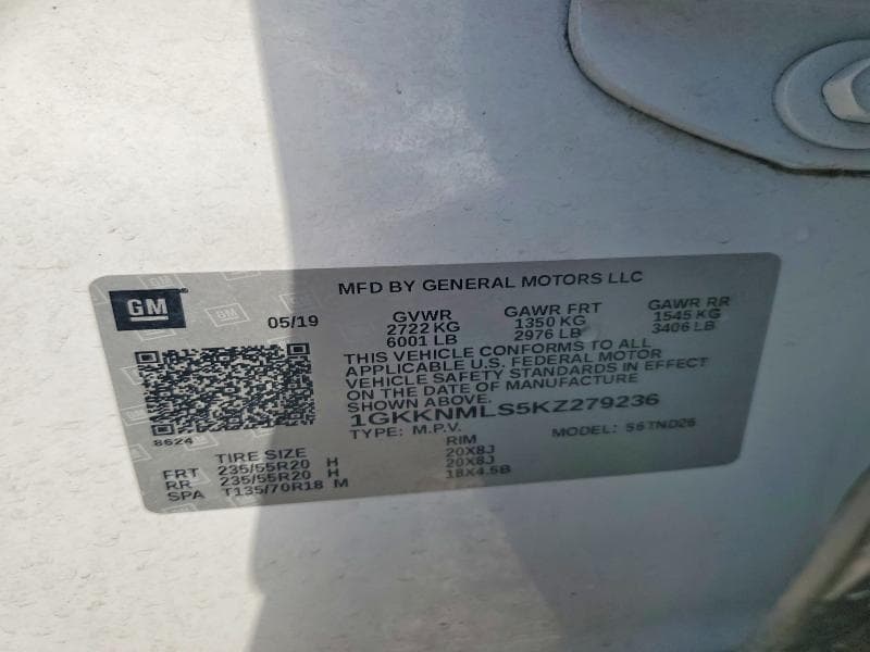 2019 GMC ACADIA SLT-1 13