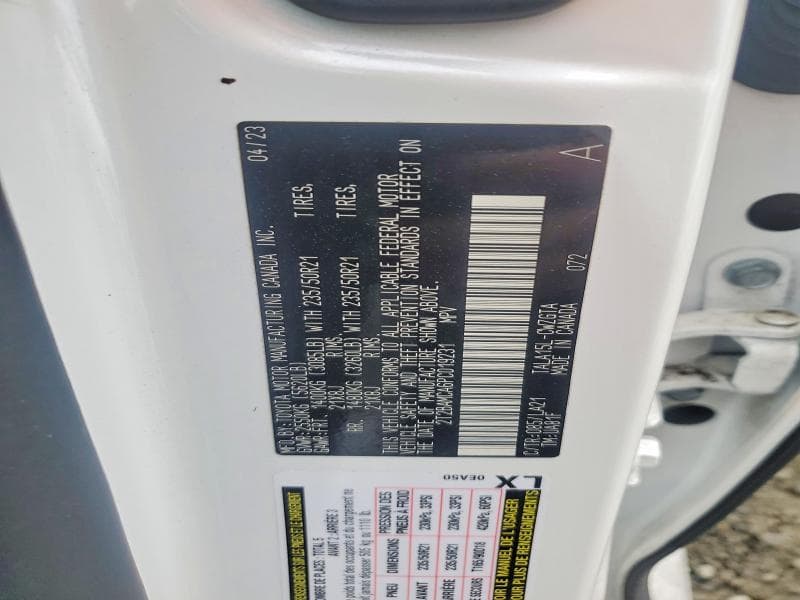 2023 LEXUS RX 350 LUXURY 12