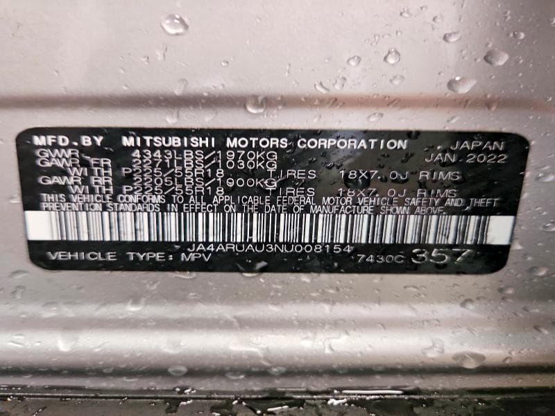 2022 MITSUBISHI OUTLANDER SPORT ES 14