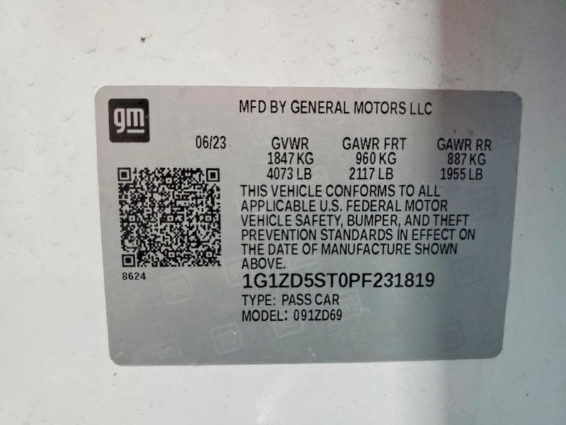 2023 CHEVROLET MALIBU LT 13