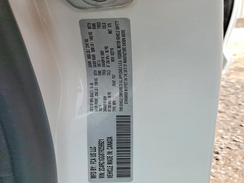 2026 CHRYSLER PACIFICA LIMITED 13
