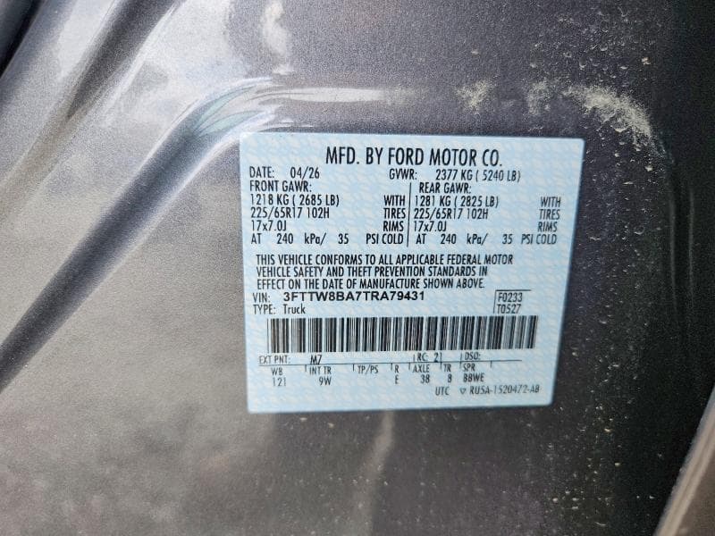 2026 FORD MAVERICK XL 12