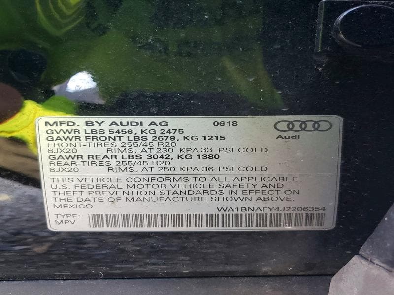 2018 AUDI Q5 PREMIUM PLUS 13
