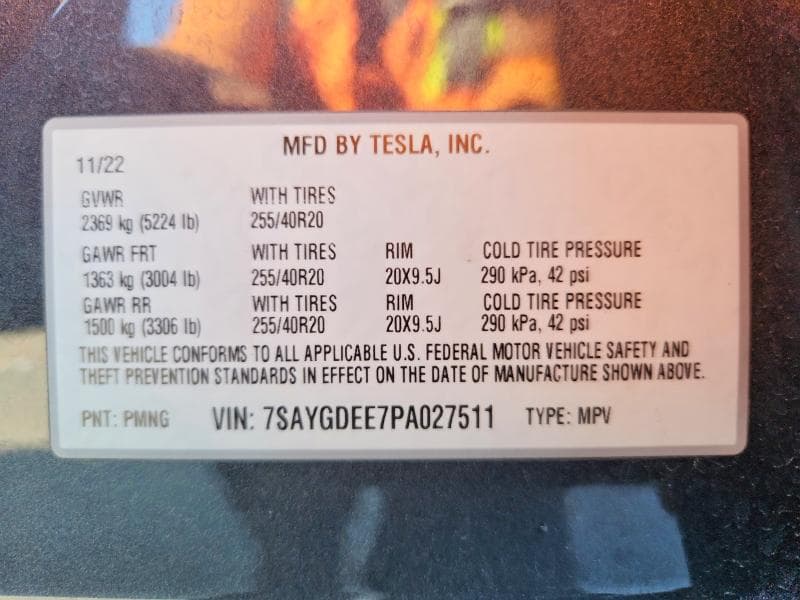 2023 TESLA MODEL Y 12