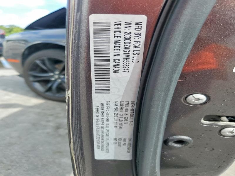 2021 DODGE CHALLENGER SXT 12