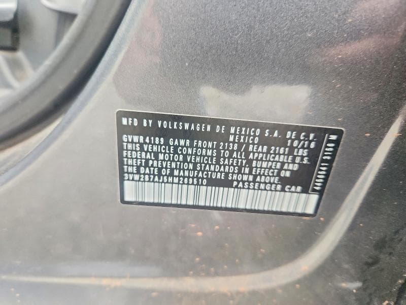 2017 VOLKSWAGEN JETTA S 12
