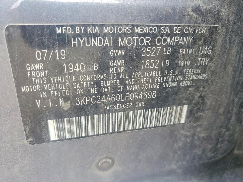 2020 HYUNDAI ACCENT SEL 12