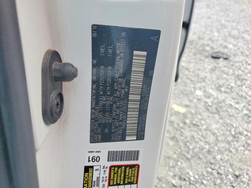 2018 TOYOTA SIENNA LIMITED PREMIUM 7-PASSENGER 13