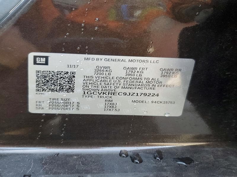 2018 CHEVROLET SILVERADO K1500 LT 12