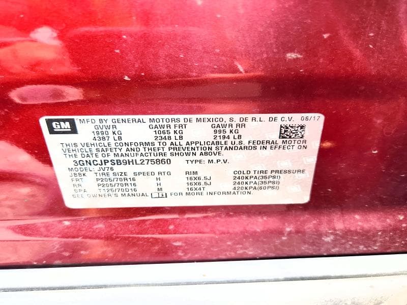 2017 CHEVROLET TRAX 1LT 13