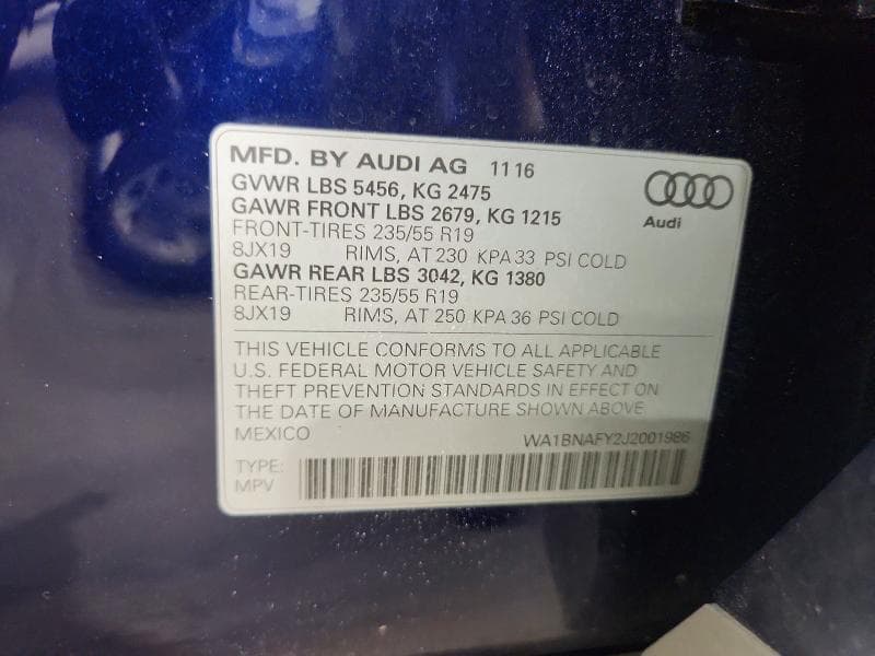 2018 AUDI Q5 PREMIUM PLUS 13