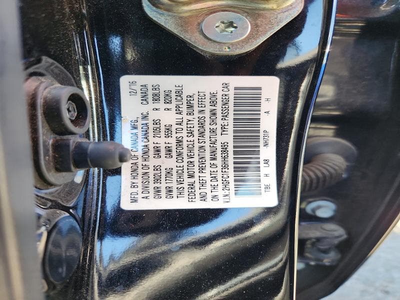 2017 HONDA CIVIC EX 12