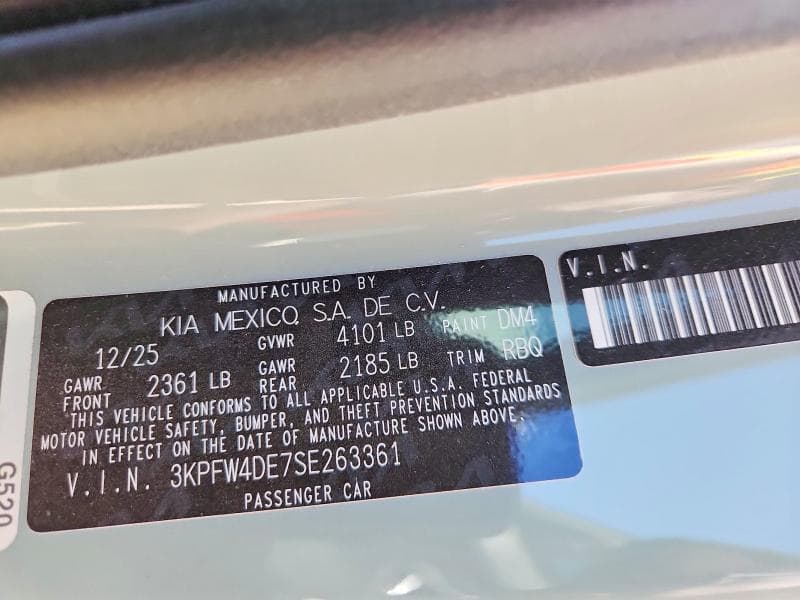2025 KIA K4 GT LINE 13