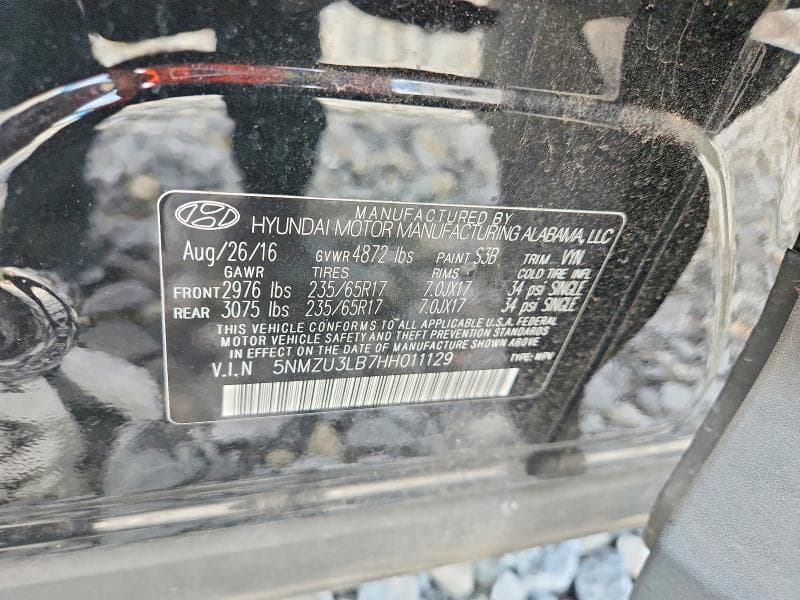 2017 HYUNDAI SANTA FE SPORT 2.4L 13