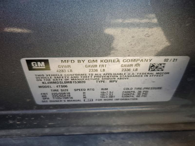 2021 BUICK ENCORE GX SELECT 14