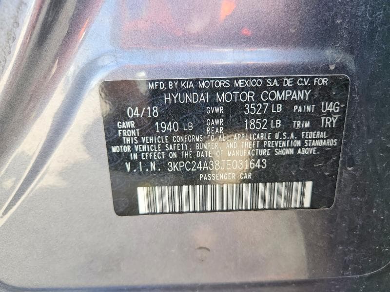 2018 HYUNDAI ACCENT SE 12