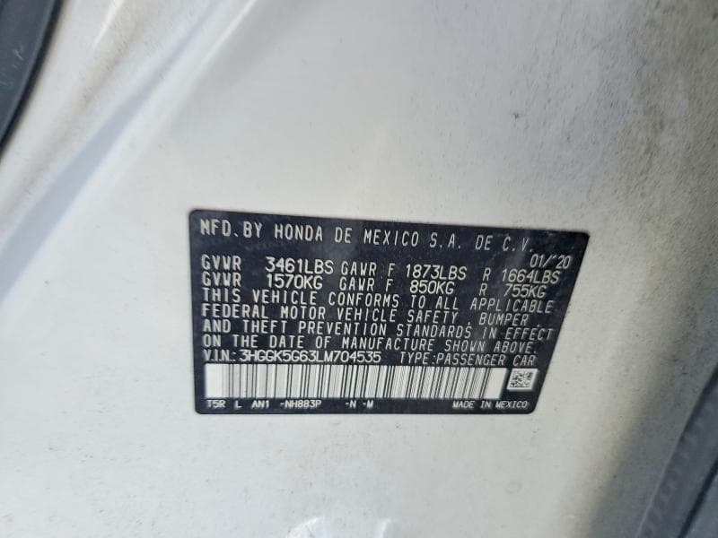 2020 HONDA FIT SPORT 13