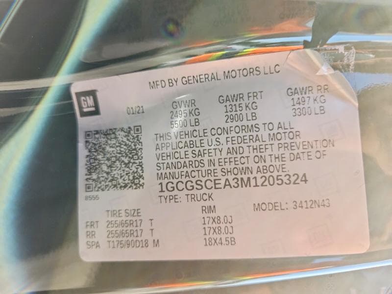 2021 CHEVROLET COLORADO LT 12