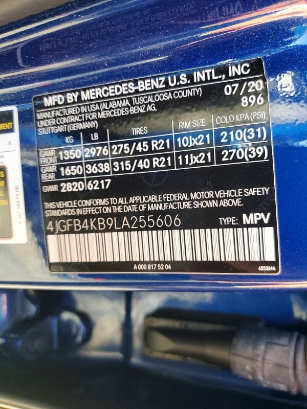 2020 MERCEDES-BENZ GLE 350 4MATIC 13