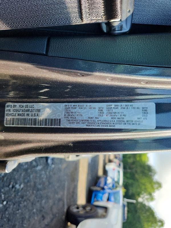 2021 JEEP GLADIATOR SPORT 12