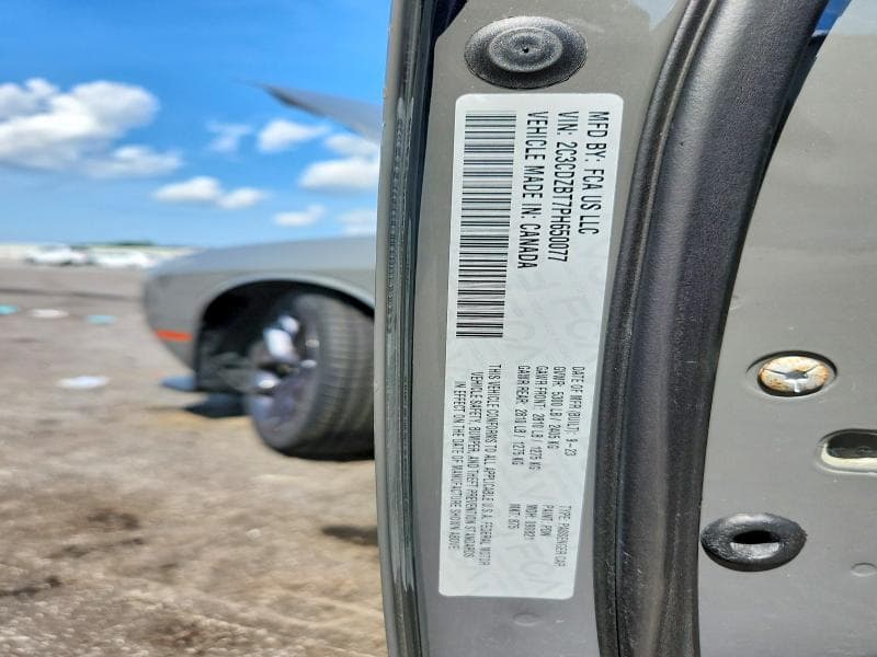 2023 DODGE CHALLENGER R/T 12