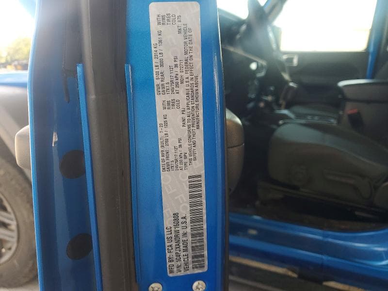 2024 JEEP WRANGLER SPORT 12