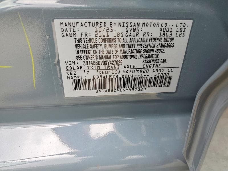 2025 NISSAN SENTRA SR 12