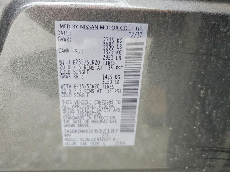 2018 NISSAN PATHFINDER SL 13