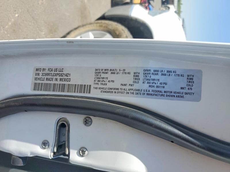 2023 RAM 1500 SLT 12